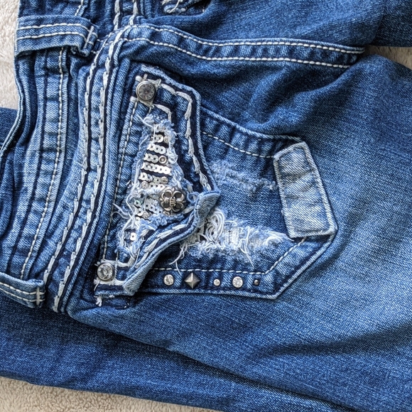 Miss Me Sequin Jeans - Picture 7 of 8